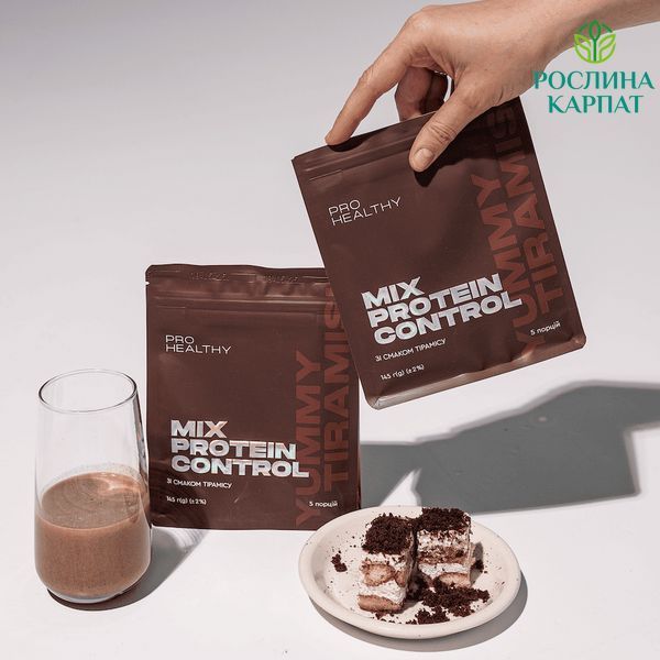 Choice Mix Protein Control Yummy TIRAMISU &mdash; низькокалорійний поживний коктейль, 145 г Чойс 485293111 фото