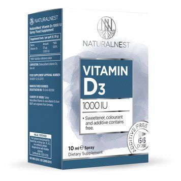 Дієтична добавка-спрей Вітамін D3 NATURALNEST 1000 UI, 10 мл Лівеста 468102111 фото