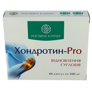 Хондротин-PRO 60 таб. &ndash; природний захист ваших суглобів Рослина Карпат 484814 484814111 фото