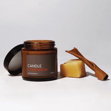 Choice Ароматична свічка з натуральним ароматом кориці CANDLE CINNAMON Чойс 485130111 фото